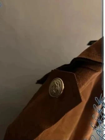 Bruine trenchcoat Absolème maat L – photo 4
